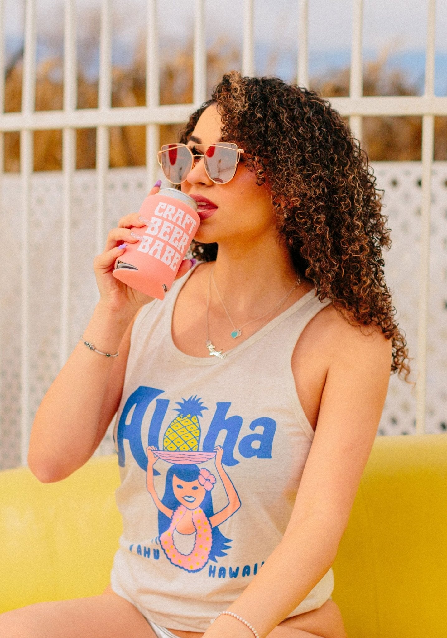 Aloha Oahu Tank Top by kaeraz aloha beach hawaii