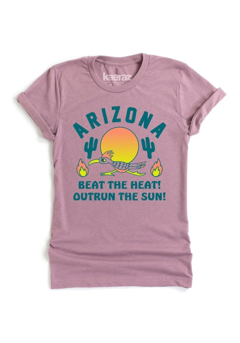 Arizona Beat The Heat Roadrunner Tee by kaeraz arizona arizona shirt desert