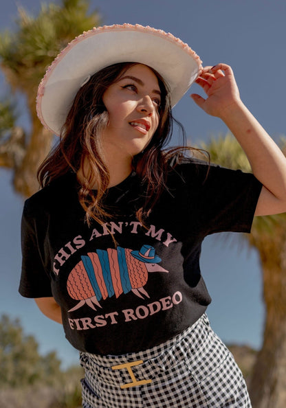 Armadillo Rodeo Tee by kaeraz animal armadillo austin