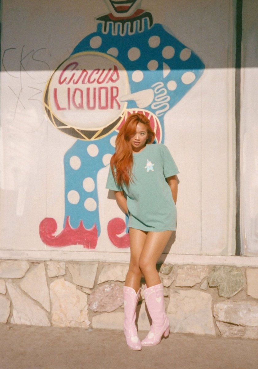 Born To Clown Club Pigment Dyed Tee by kaeraz clown funny seafoam