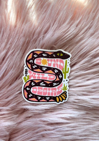 Bound By Wild Desire Sticker by kaeraz arizona cactus desert