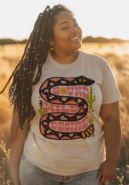 Bound By Wild Desire Tee by kaeraz cactus cowboy cowgirl