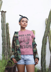 Bury Me Among the Cacti Tee by kaeraz arizona cactus cowgirl