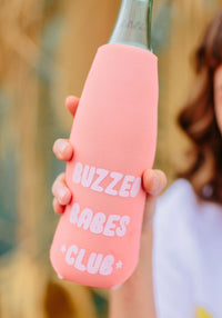 Buzzed Babes Club Bottle Cooler by kaeraz beer beer drinking babe bottle
