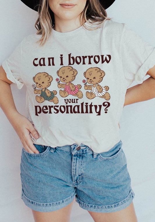 Can I Borrow Your Pesonality Tee by kaeraz autism autistic bear