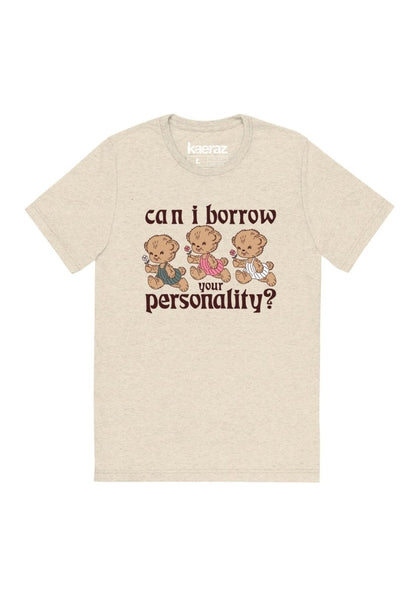 Can I Borrow Your Pesonality Tee by kaeraz autism autistic bear