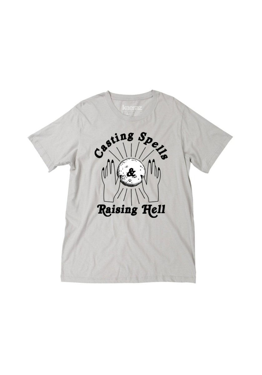 Casting Spells Tee by kaeraz cast hands hell