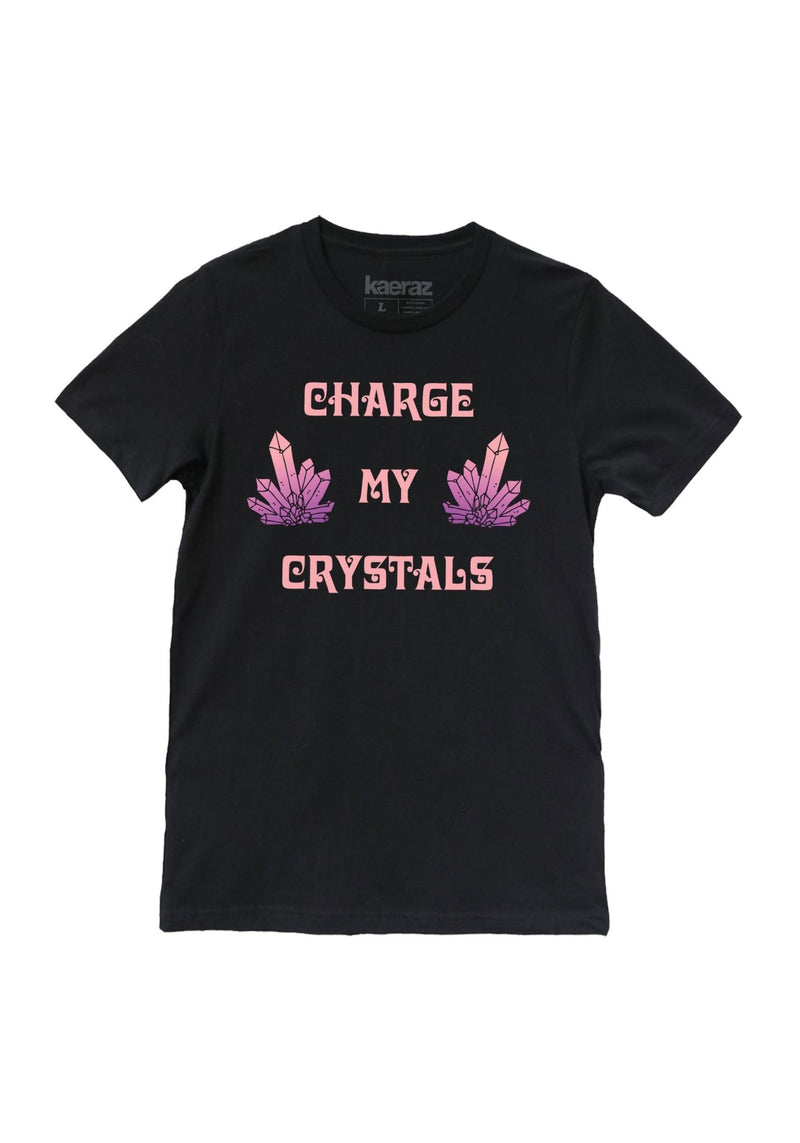 Charge My Crystals Tee by kaeraz crystal halloween healing