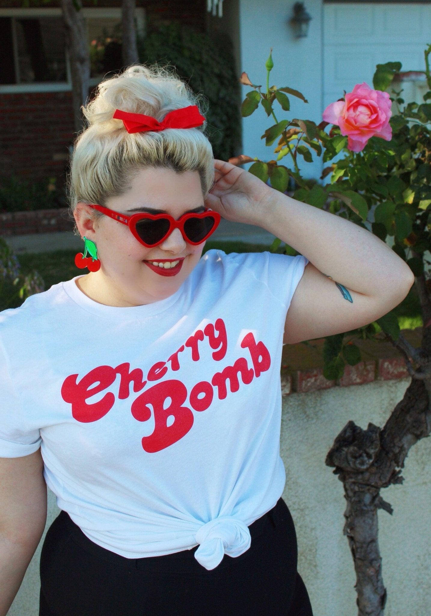 Cherry Bomb Tee by kaeraz 70's 70s aesthetic 70s style