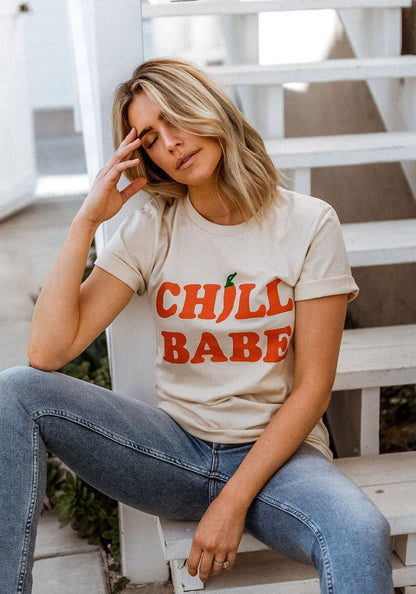 Chill Babe Tee by kaeraz arizona chili pepper cowgirl tee