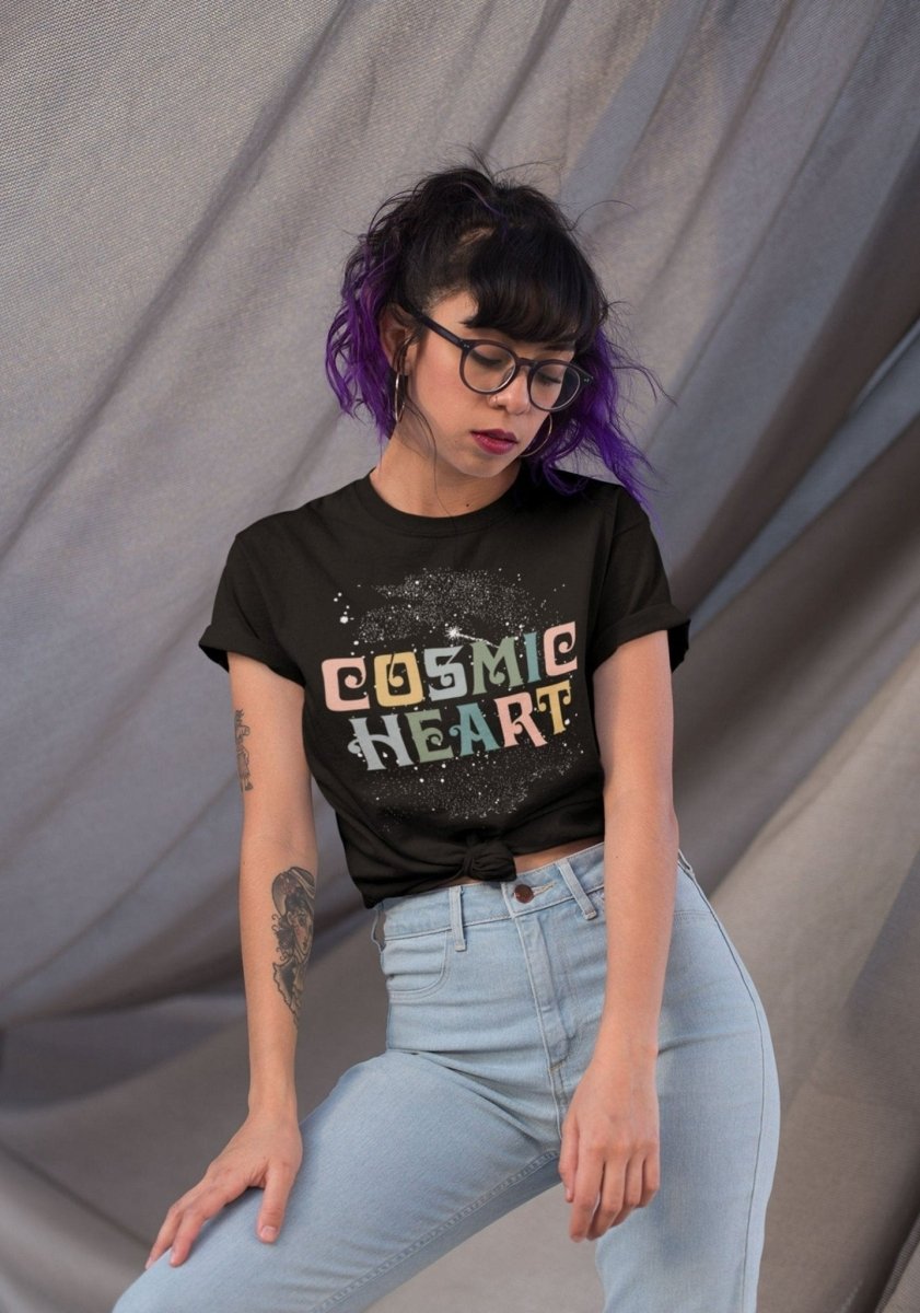 Cosmic Heart Tee by kaeraz 70s astronomy cosmos
