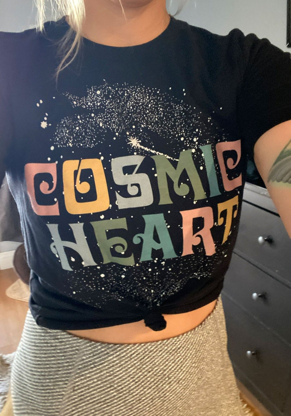 Cosmic Heart Tee by kaeraz 70s astronomy cosmos