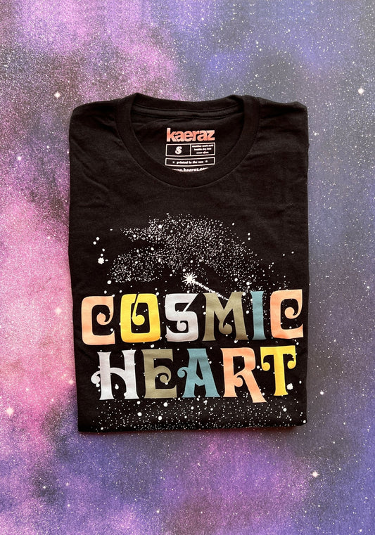 Cosmic Heart Tee by kaeraz 70s astronomy cosmos