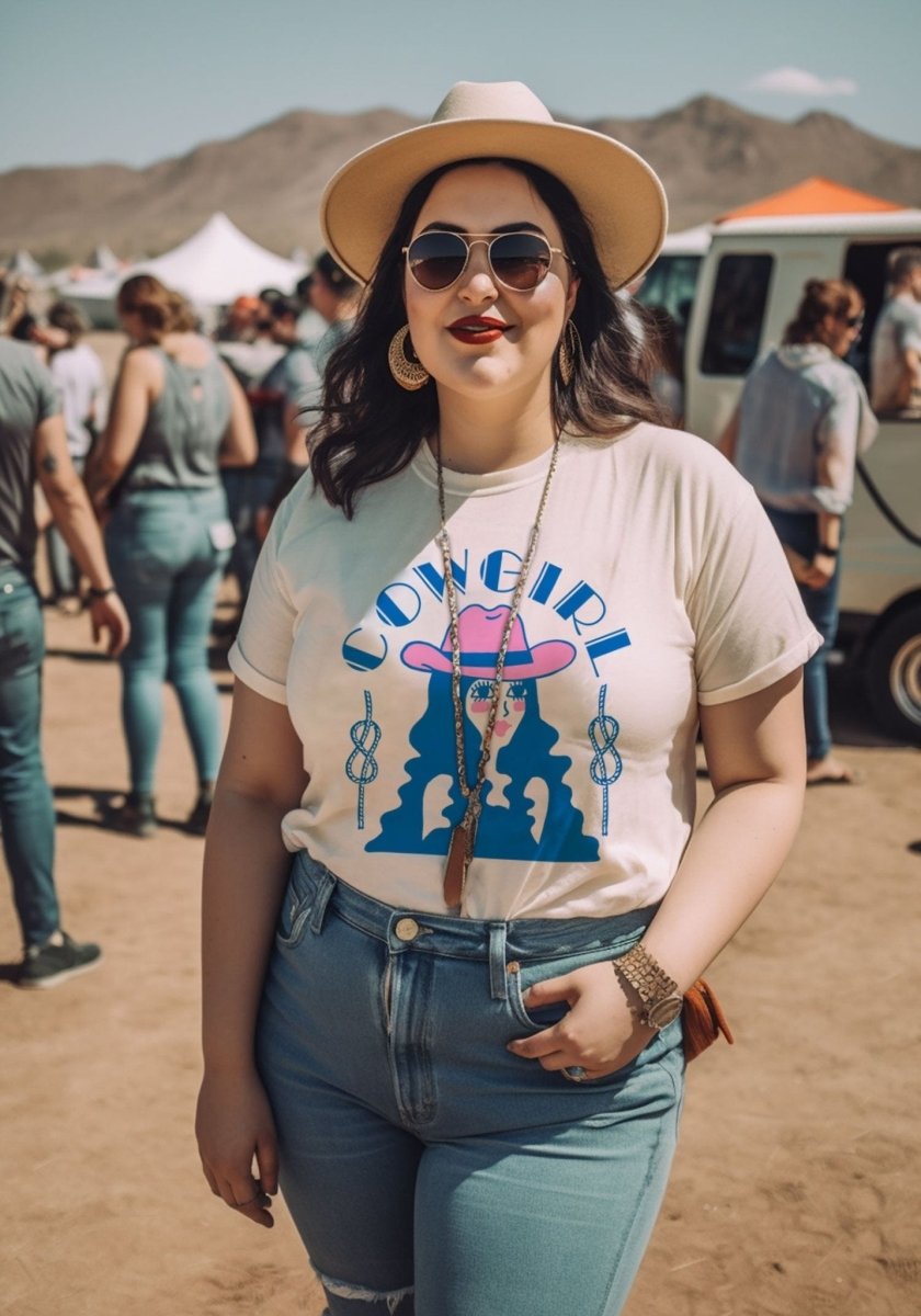 Cowgirl Dollie Tee by kaeraz 60s babydoll country