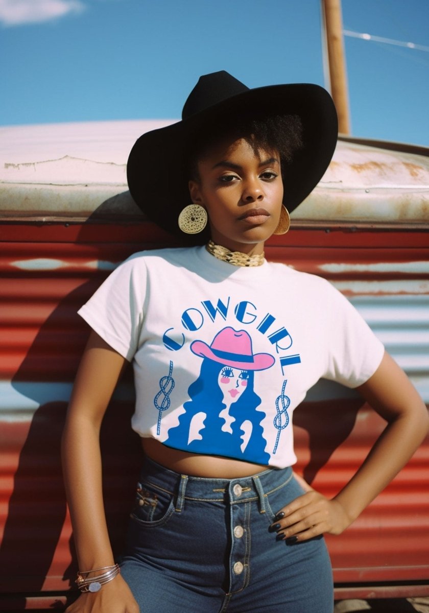 Cowgirl Dollie Tee by kaeraz 60s babydoll country