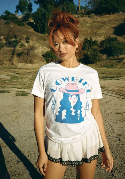 Cowgirl Dollie Tee by kaeraz 60s babydoll country