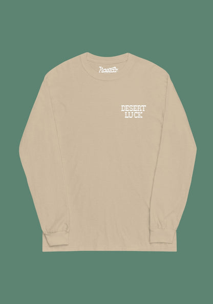 Desert Luck Long Sleeve Tee by kaeraz arizona cactus coyote