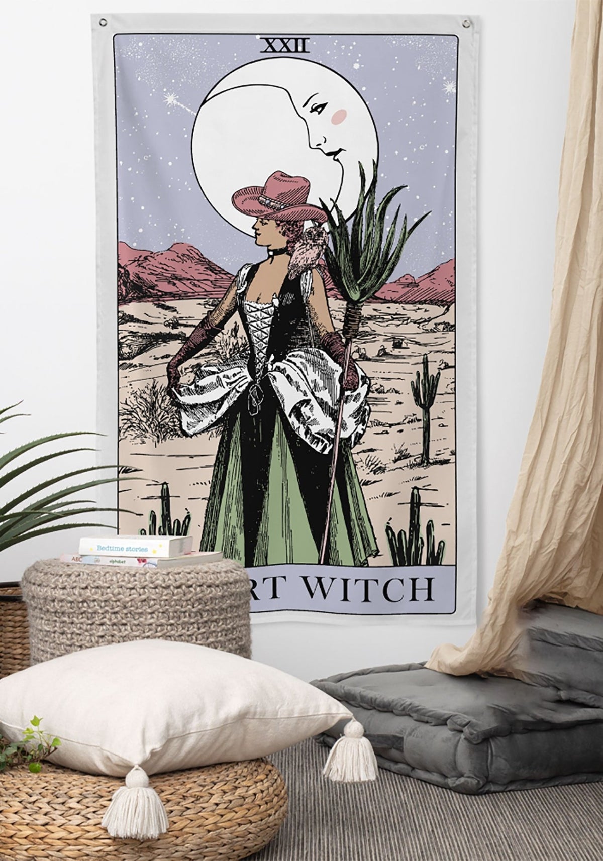 Desert Witch Wall Tapestry by kaeraz