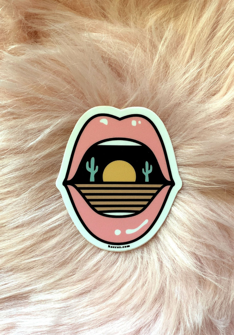 Dry Mouth Sticker by kaeraz accessories accessories for women accessory