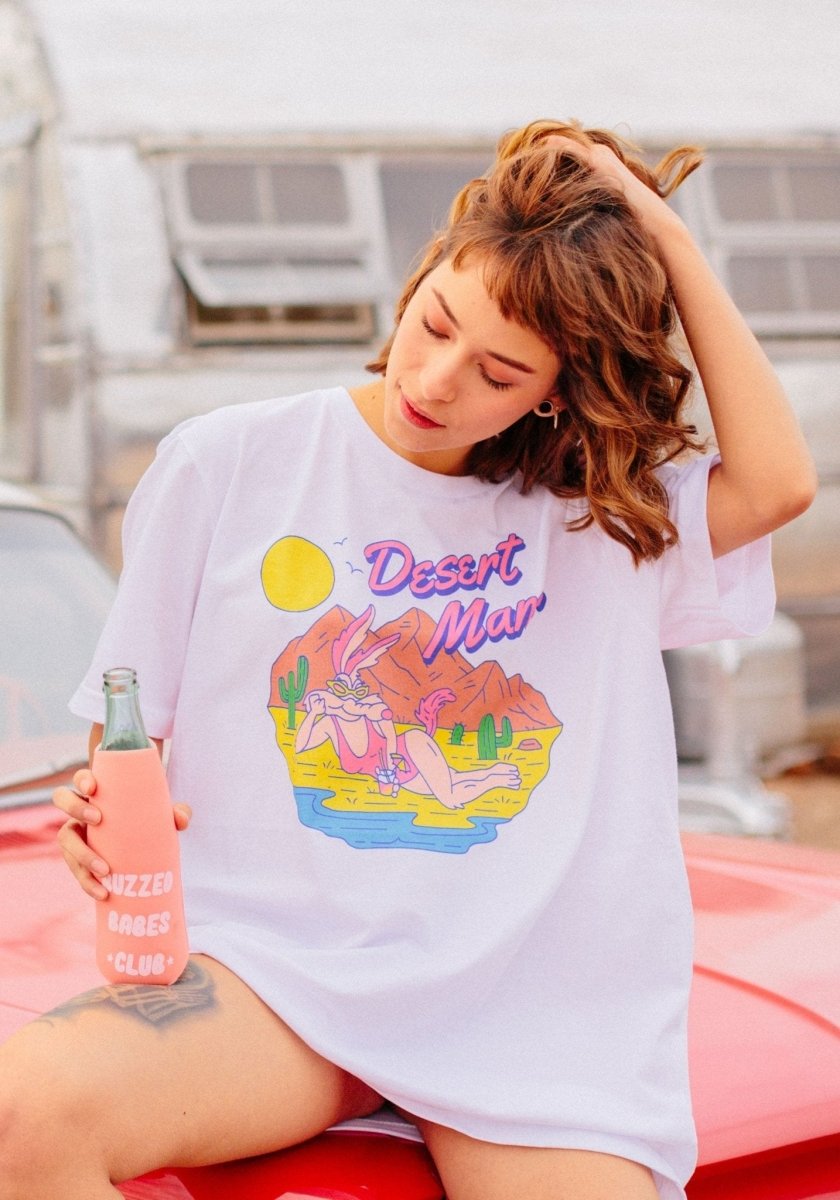 Flirty Coyote Tee by kaeraz cactus cover up coyote