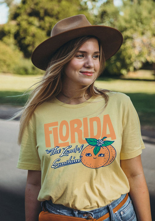 Florida Land of Sunshine Tee by kaeraz florida florida shirt florida souvenir