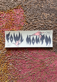 Fowl Mouth Pheasant Bumper Sticker by kaeraz bird bird lover bird watcher