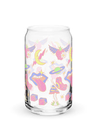 Girlypop Flash Tattoo Glass Can by kaeraz dice flash moon