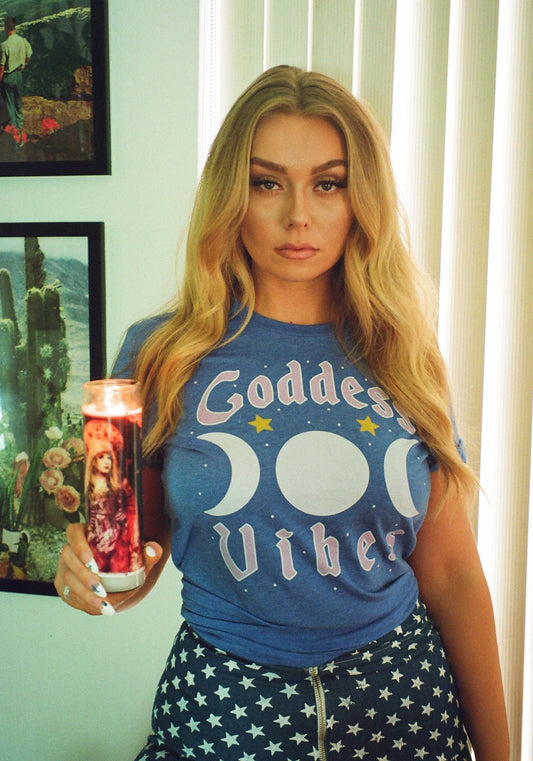 Goddess Vibes Tee by kaeraz 70s coven full moon