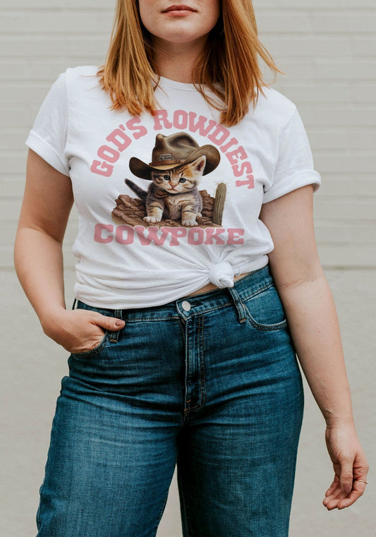 God's Rowdiest Cowpoke Tee by kaeraz 90s country country music