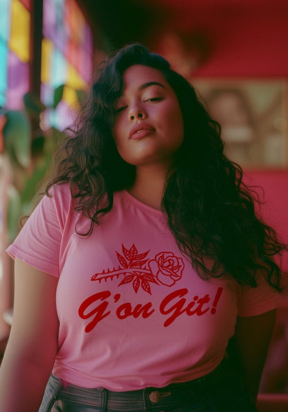 G'on Git Tee by kaeraz country cowgirl get outta here