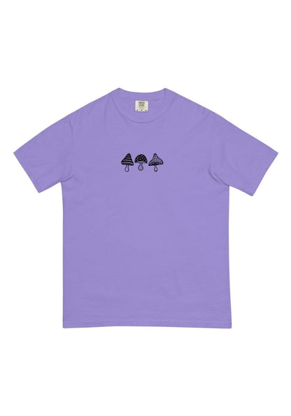 Gone Trippin' Violet Mushroom Tee by kaeraz 70s 70s style fishin