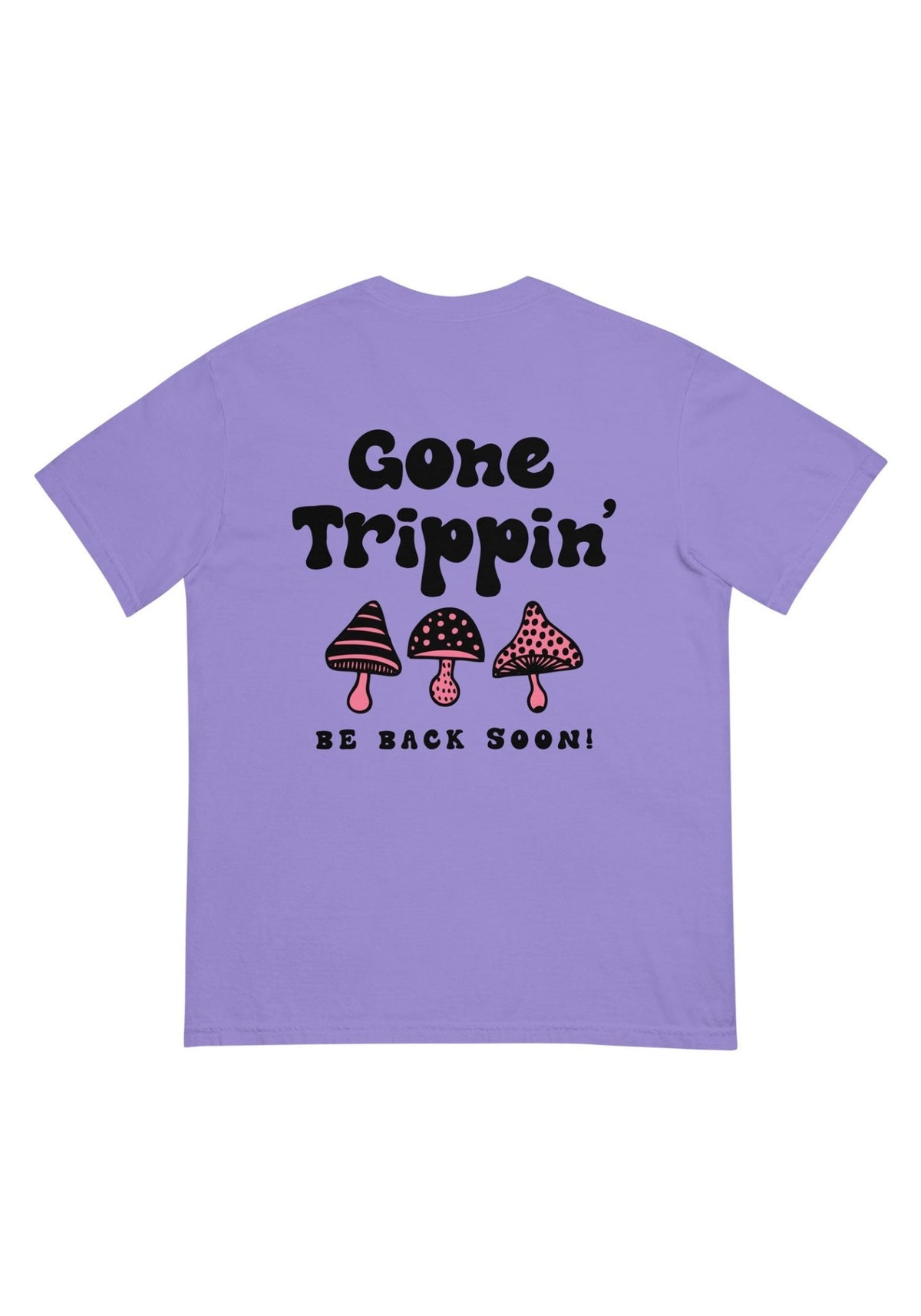 Gone Trippin' Violet Mushroom Tee by kaeraz 70s 70s style fishin