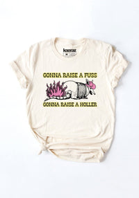 Gonna Raise A Fuss Tee by kaeraz alan jackson armadillo country music