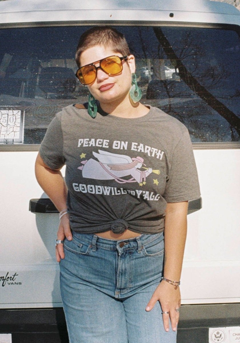 Goodwill To Y'all Tee by kaeraz angel angels christmas