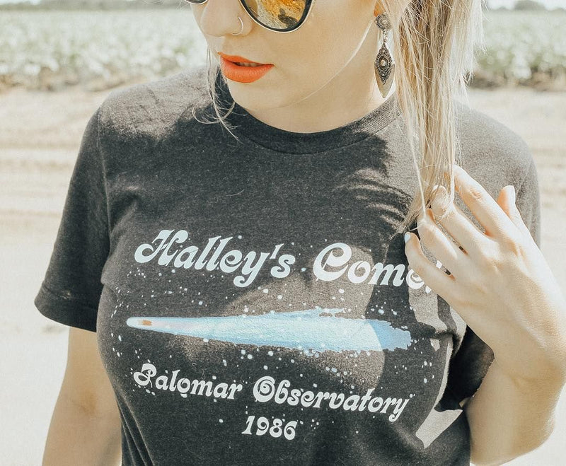 Halley's Comet Tee by kaeraz 70s shirt 70s shirt women 70s t shirt