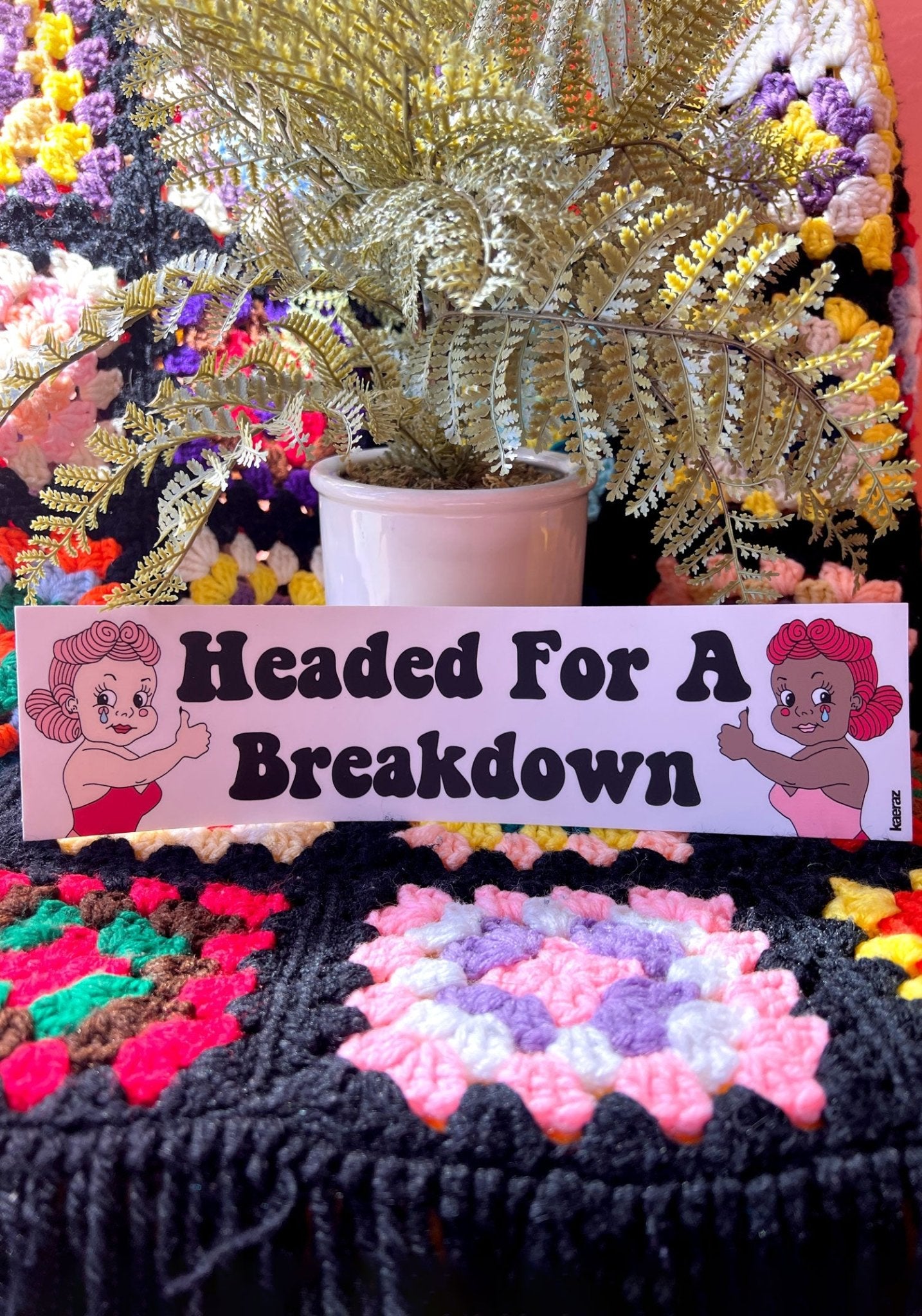 Headed For A Breakdown Bumper Sticker by kaeraz animal break down bumper