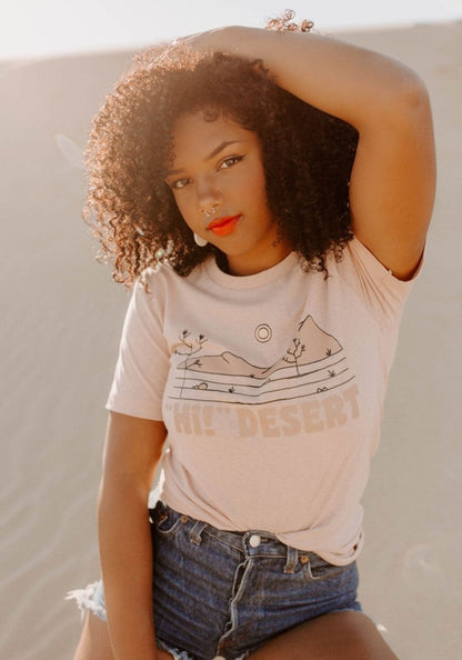 Hi! Desert Tee by kaeraz arizona cactus shirt cowgirl tee