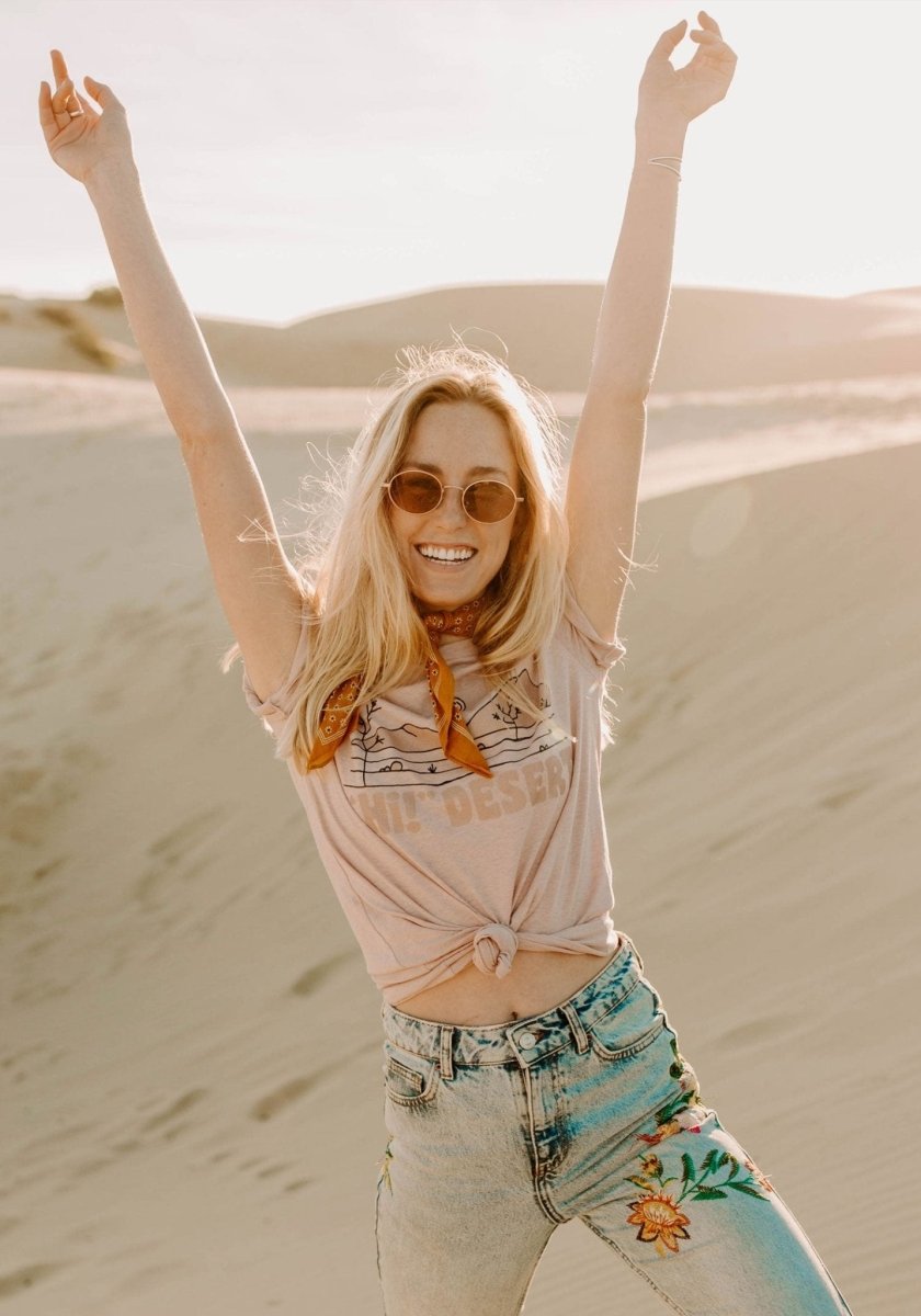 Hi! Desert Tee by kaeraz arizona cactus shirt cowgirl tee