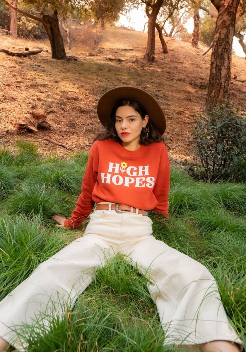 High Hopes Sweatshirt by kaeraz 1970s 70s cozy