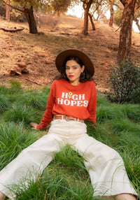 High Hopes Sweatshirt by kaeraz 1970s 70s cozy