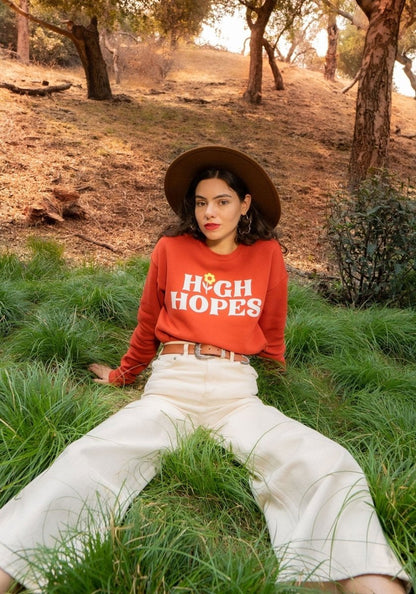 High Hopes Sweatshirt by kaeraz 1970s 70s cozy