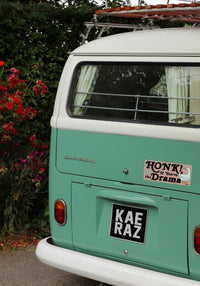 Honk If You're The Drama Bumper Sticker by kaeraz animal car daisy