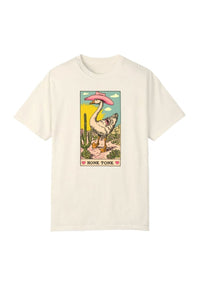 Honk Tonk Goose Tarot Card Tee by kaeraz cowboy hat cowgirl desert