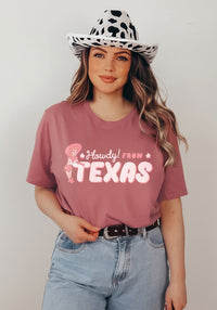 Howdy From Texas Tee by kaeraz austin austin tx country