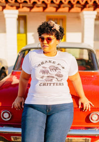 I Brake For Critters Tee by kaeraz animal armadillo conservation