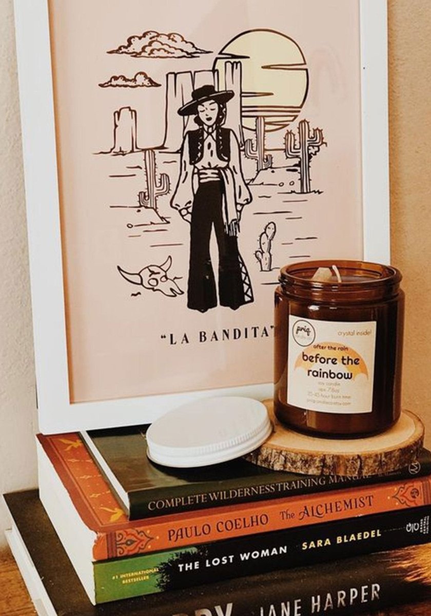 La Bandita Poster Print by kaeraz arizona arizona art cowgirl