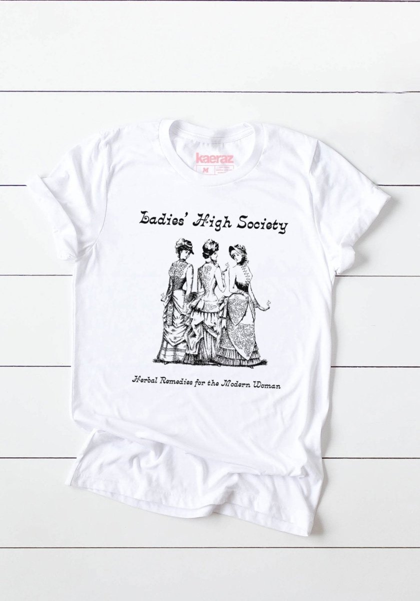 Ladies' High Society Tee by kaeraz blunt cannabis get high