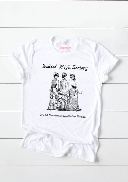 Ladies' High Society Tee by kaeraz blunt cannabis get high
