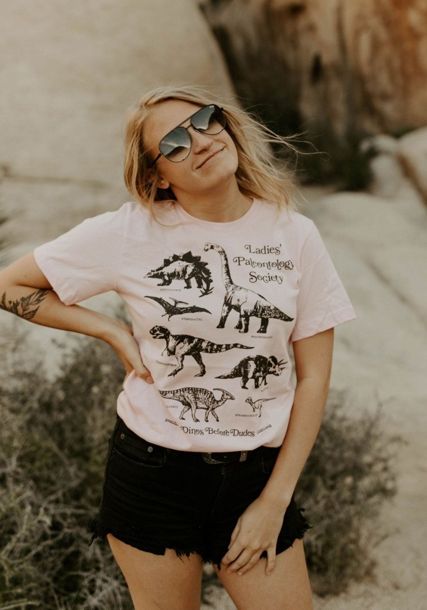 Ladies' Paleontology Society Tee by kaeraz 60s 70s 70s shirt