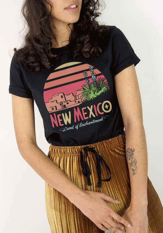 Land of Enchantment Tee by kaeraz cactus desert land of enchantment